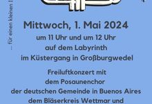 Der Posaunenchor Villa Ballester aus der deutschen Gemeinde in Buenos Aires zu Gast in Burgwedel